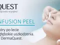 Kobieta przechodzi zabieg Retinol C Infusion Peel marki DermaQuest. Silna regeneracja skóry.